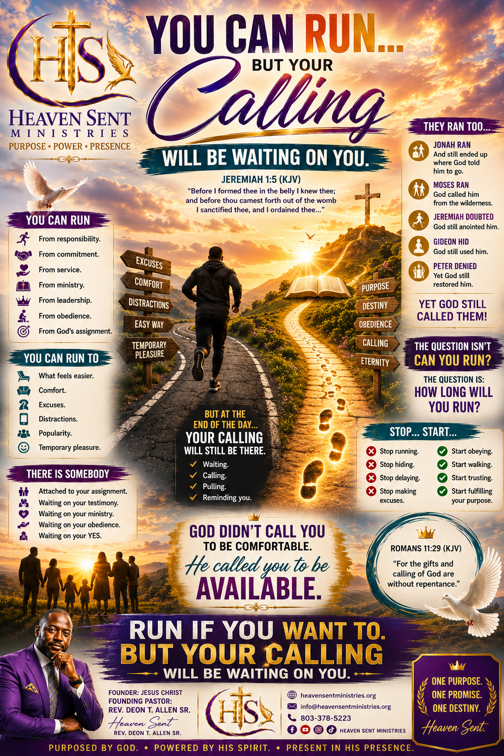 Heaven Sent Train Inspiration: Run to Your Calling